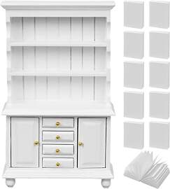 CHROMACRAFT 1 Puppenhaus-Mini-Bücherregal, 10