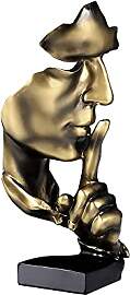 CHSG Silence is Gold Denker-Statue, Abstrakte