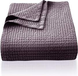 CHUFFED 100% Baumwolle Decke 270x 230 cm, Weiche