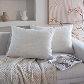 CHUFFED Kissenbezug 40x80 2er Set 100% Stonewashed 