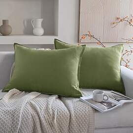 CHUFFED Kissenbezug 40x80 2er Set 100% Stonewashed 