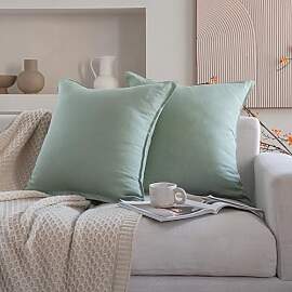 CHUFFED Kissenbezug 80x80 2er Set 100% Stonewashed 