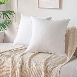 CHUFFED Kissenbezug 80x80 2er Set 100% Stonewashed 