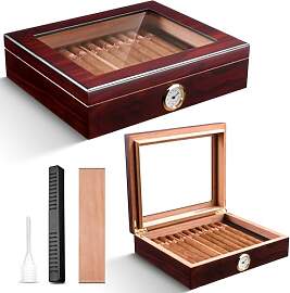 CIGARLOONG Zigarren Humidor Spanische Zeder