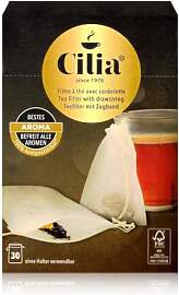 Cilia Teefilter mit Zugband, Papierfilter zur