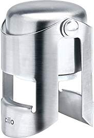 Cilio Champagnerverschluss aus mattem Edelstahl,