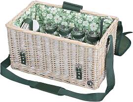 cilio Picknick-Korb Ponza, Für 4 Personen,