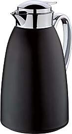 cilio Venezia Thermoskanne 1l, Schwarz Matt, Ø 14 