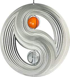 CIM Edelstahl Windspiel - Orbit Yin Yang 300 -