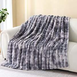 CINYE Kuscheldecke Flauschig Bubble Decke Weiche