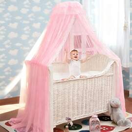 Cioquli 220cm Betthimmel Babybett, Baldachin
