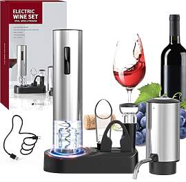 CIRCLE JOY 6-in-1 Weinöffner-Set mit