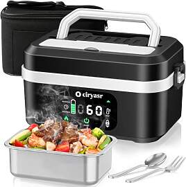 CIRYASR Elektrische Lunchbox mit Akku 20000mAh,