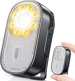 CIRYCASE 500LM EDC Mini Taschenlampe, 10 Modi Clip 