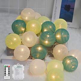 Ciskotu Baumwollkugeln Lichterkette