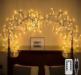 Ciskotu Lichterkette Willow Vine mit Stecker, 144
