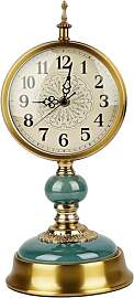 CISSIYOG Vintage Tischuhr Gold, Antike Metall