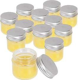 Citronella Duft Kerze im Glas mit Schraubdeckel 6