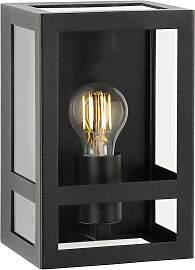 City Wandleuchte Schwarz mit Spiral Sensor LED
