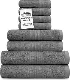 CityComfort Handtücher Set 8-teilig, 100%
