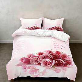 CIUNVXD 3D Rosa Rose Blumen