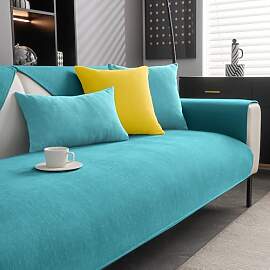CJJZFO Sofa Überzug Weiche Chenille Sofabezug: