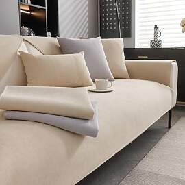 CJJZFO Sofa Überzug Weiche Chenille Sofabezug: