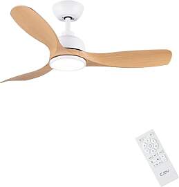 CJOY Deckenventilator mit Beleuchtung, 107cm