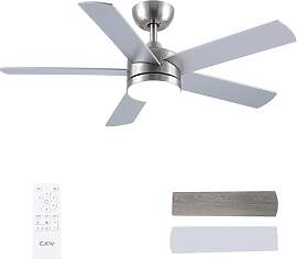 CJOY Deckenventilator mit Beleuchtung, 107cm