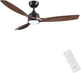 CJOY Deckenventilator mit Beleuchtung, 132cm