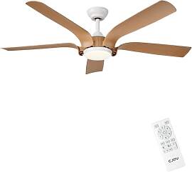 CJOY Deckenventilator mit Fernbedienung, 142 cm