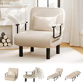 Ckaff Schlafsessel 4 in 1 mit Bettfunktion,