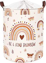 Clastyle Regenbogen Kinder Wäschekorb mit Henkel