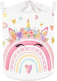 Clastyle Regenbogen Kinder Wäschekorb mit Henkel