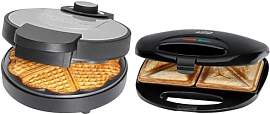 Clatronic WA 3492 Waffeleisen, 1000 Watt,