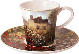 Claude Monet Kaffeetasse mit UT DAS KÜNSTLERHAUS
