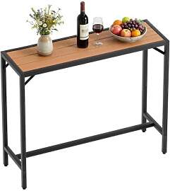 Clevich Gartenbar Wetterfest, 120 x 38 x 98 cm,