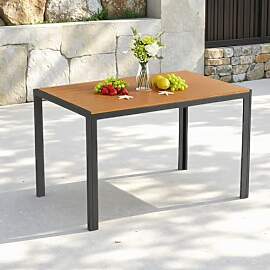 Clevich Gartentisch Wetterfeste, 110x70cm,