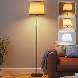 Clevich Stehlampe Wohnzimmer, Stehlampe Dimmbar, 3 