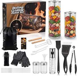 Clheatky 18-teiliges Grillzubehör Set,