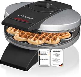 Cloer 1629 Waffeleisen für klassische