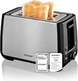Cloer 3569 Toaster für 2 XXL-Toastscheiben, mit