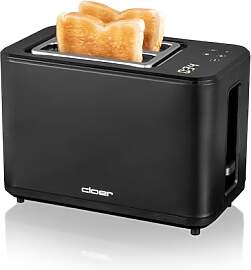 Cloer 3930 Digitaler Toaster für 2 Scheiben,