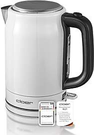 Cloer 4521 Wasserkocher Edelstahl, 2200 W,