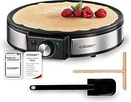Cloer 6630 Crêpes-Maker für hauchdünne Crêpes, 