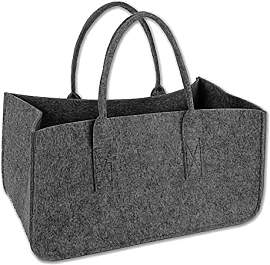 Close Up Filztasche Kaminholz Grau Tragetasche,