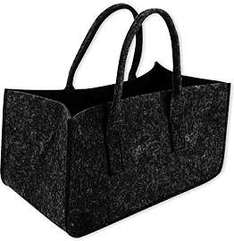 Close Up Filztasche Kaminholztasche Filzkorb Korb