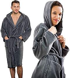 Close Up Henry's Cozy Fleece Bademantel -
