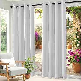 Clothink Outdoor Vorhang Wetterfest Mit Ösen Oben 