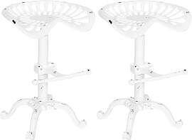 CLP 2er Set Barhocker Butch mit Gusseisernem Sitz